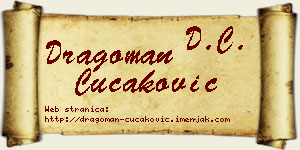 Dragoman Čučaković vizit kartica